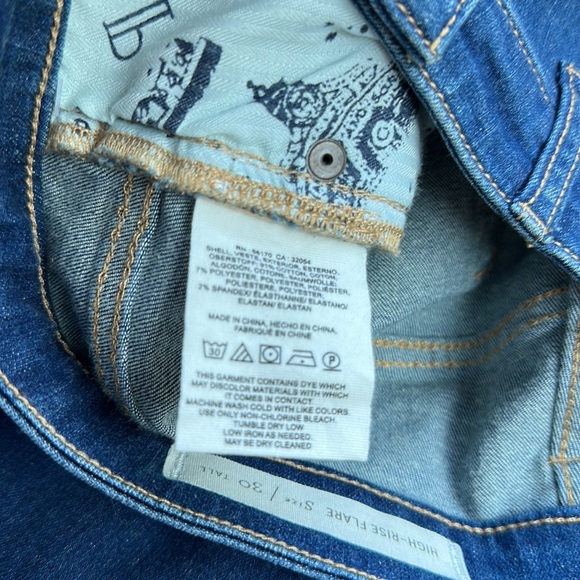 Anthropologie pilcro & the letterpress high-rise flare size 30T - Picture 6 of 6